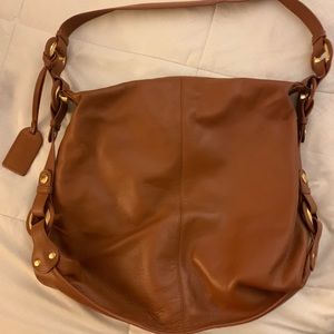 Camel colored hobo bag